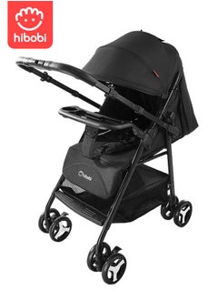 hibobi Two-Way Conversion Foldable Stroller With One-Touch Folding, Adjustable Front And Rear, Dining Table, Adjustable Angle  - Image 5