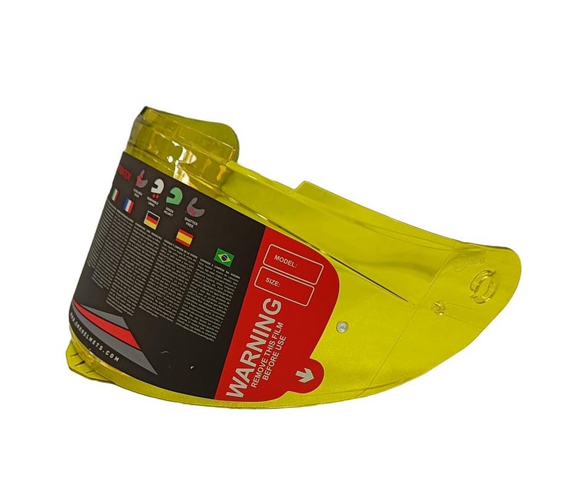 0TO6 SMK Helmets - Typhoon Helmet Visor Color - Yellow Night Vision - Image 1