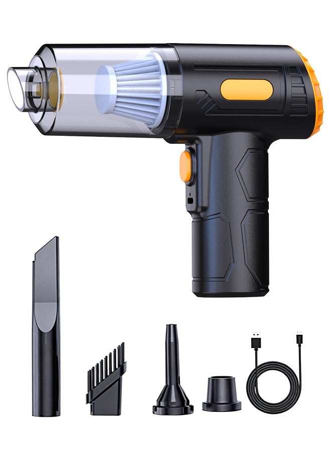 ALongDeng 4-in-1 Cordless Air Blower & Car Vacuum  4000Pa High Power Electric Air Duster and Mini Vacuum Cleaner with Type-C Charging for Car Detailing and Home Cleaning - Image 1