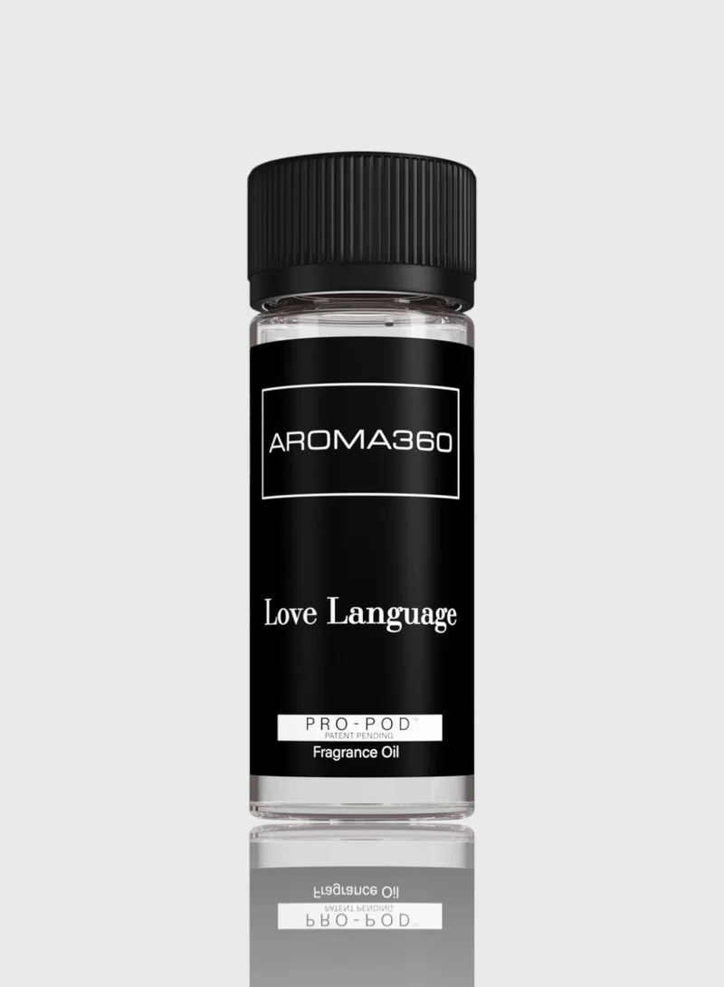 أروما 360  Love Language Pro-Pod Oil Blend - Hotel Inspired for Luxury Essential Oil Diffusers - Aromatherapy Scent Diffuser Oil - Agave Nectar, Watercress, and Sandalwood  - 50 mL, 1.7 fl oz