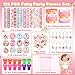 Funrous 122 Pcs Fairy Party Favors Bulk with Woodland Fairy Silicone Slap Bracelets Keychains Stickers Stampers Badges Gifts Bags for Fairytale Garden Forest Birthday Baby Shower Party Supplies - Image 4