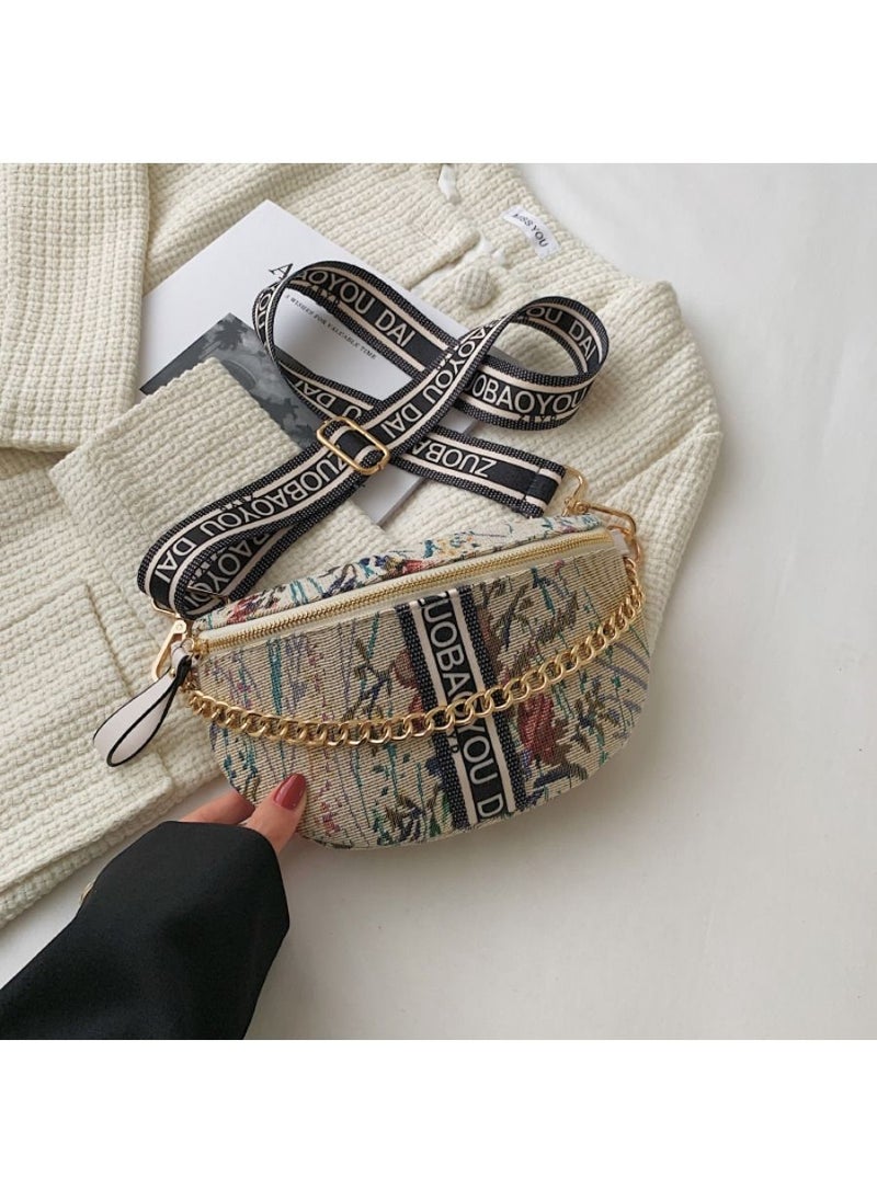 Rup Art - Fashion Chest Handbags young lady chain Belt bags ladies fashionable design purses For Woman Pack Bag Rup Art - Image 1