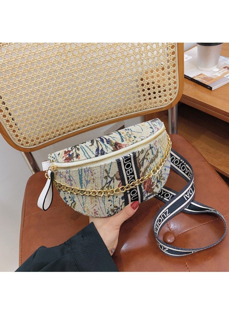 Rup Art - Fashion Chest Handbags young lady chain Belt bags ladies fashionable design purses For Woman Pack Bag Rup Art - Image 1