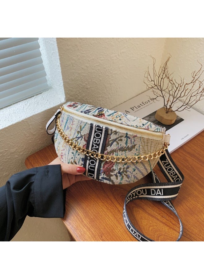 Rup Art - Fashion Chest Handbags young lady chain Belt bags ladies fashionable design purses For Woman Pack Bag Rup Art - Image 1