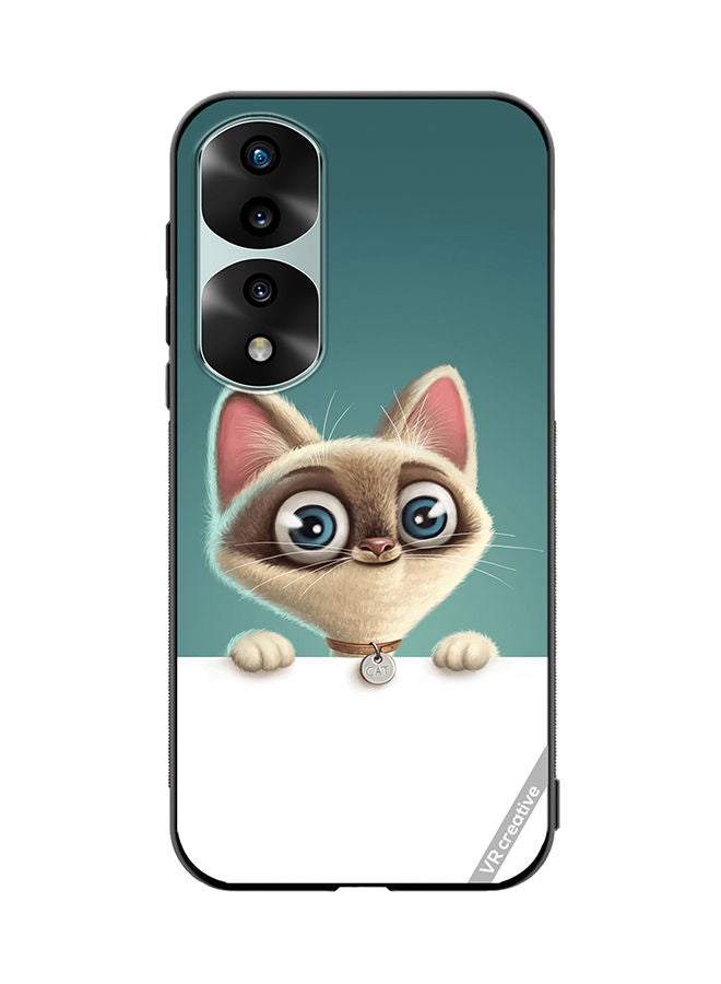 VR CREATIVE Protective Case Cover For Honor 70 Pro plus Cute Cat Design Multicolour - Image 1