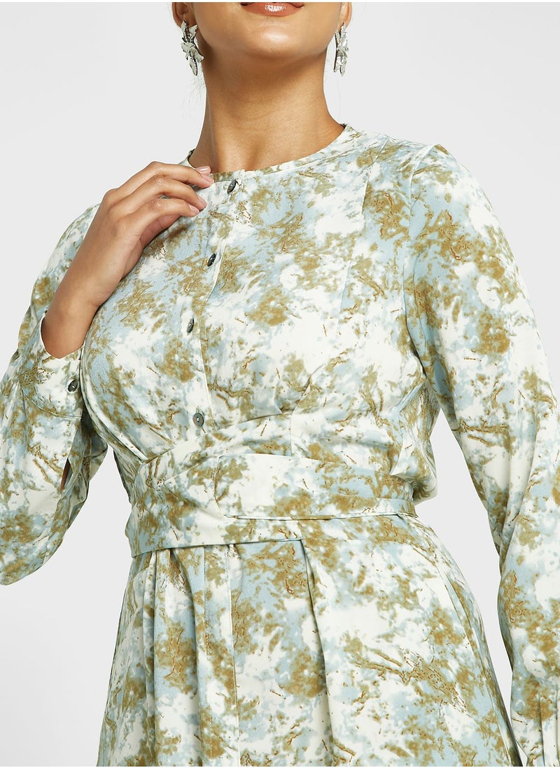 Khizana - Floral Print Dress - Image 1