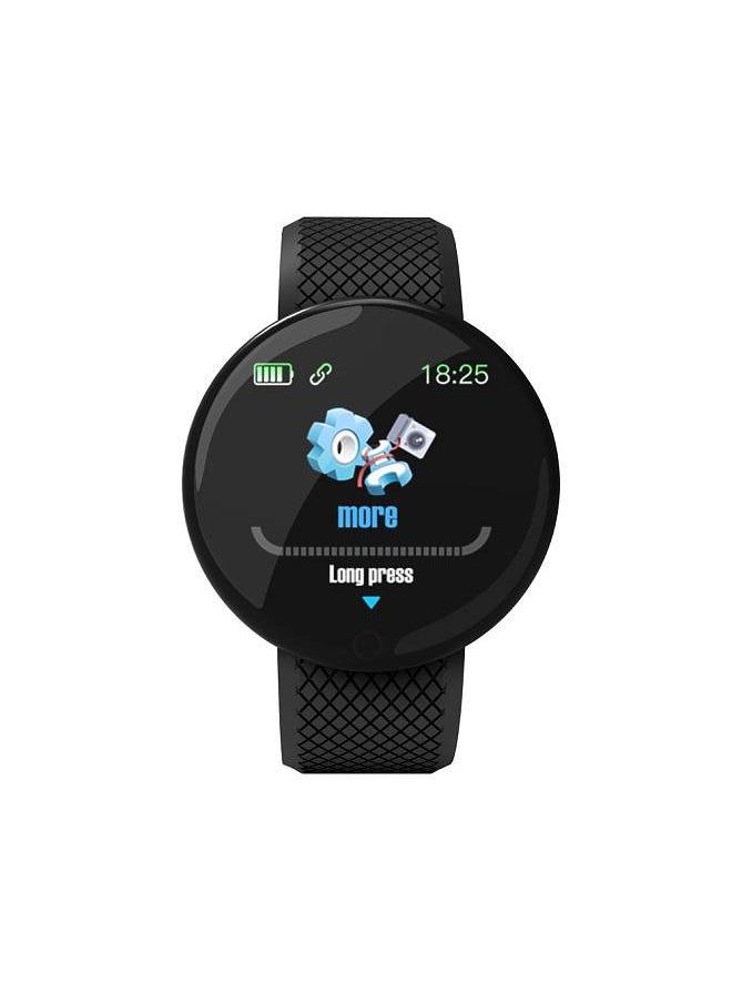 Generic - D18 1.3in Sports Waterproof Smartwatch with Heart Rate Sleep Monitoring Sedentary Remind Wristband Black - Image 1