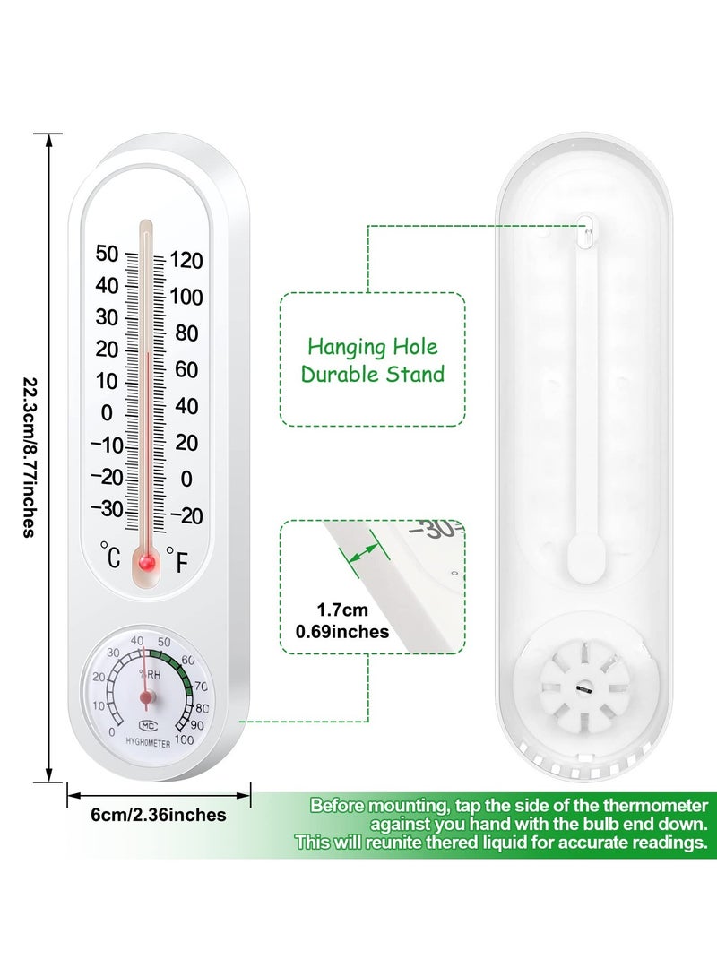 Excefore Indoor Outdoor Thermometer, Wireless Temperature, Humidity Gauge Monitor Room Thermometer, Wall Thermometer for Home - Image 2