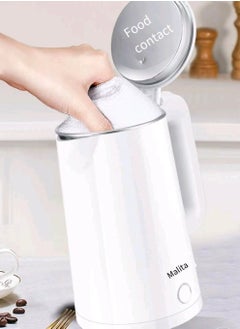 KONKA Electric teapot stainless steel inner liner 2.3L 1500 watt hot water kettle white.  - Image 5