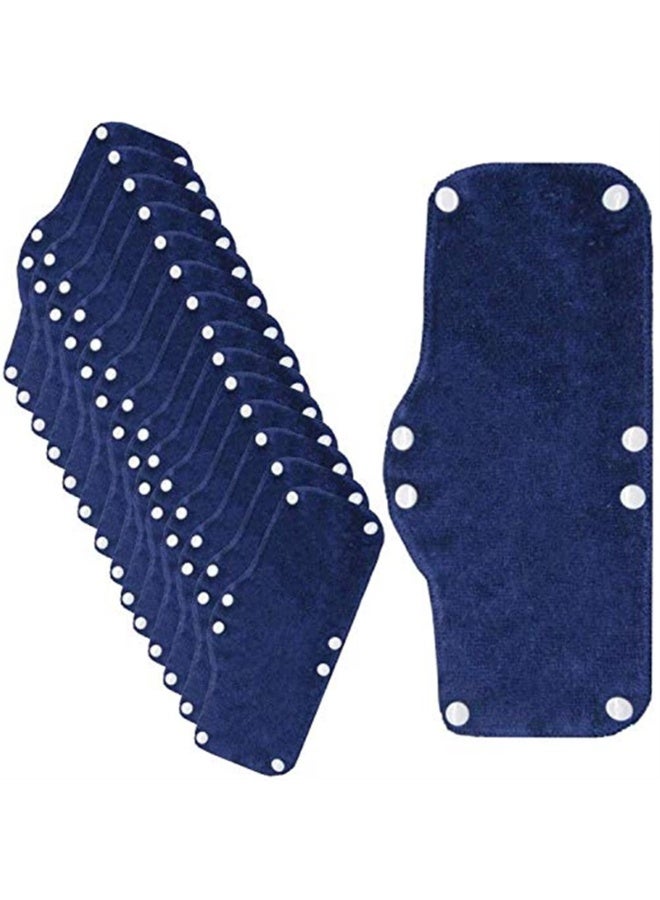 15 PCS Cotton Washable Hard Helmet Sweatband, Sweat Absorbent Terry Sweatband with Lining Snap, Hard Helmet Accessory - Image 1