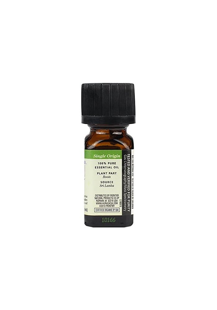 Aura Cacia Organic Vetiver Essential Oil - 0.25 Fluid Ounce - Image 4