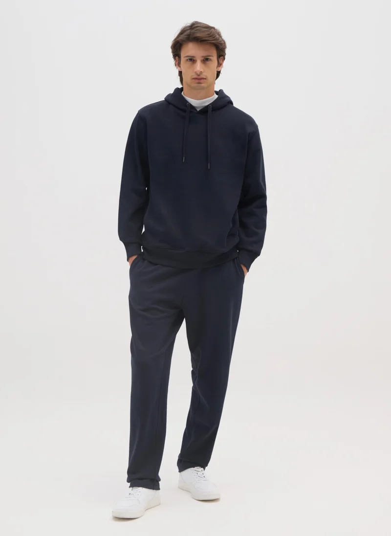 Ovs OVS Black Pure Cotton Trousers With Oversized Fit