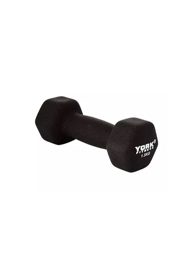 YORK Fitness New Hicks Dumbbell Weight 1.5Kg 15632