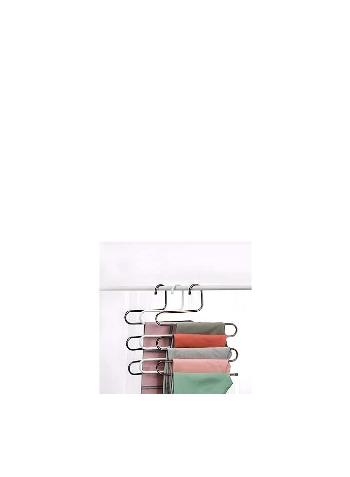 5-tier hanger for pants, scarves and accessories (multi-colored) - Image 1