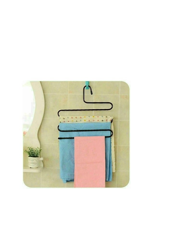 5-tier hanger for pants, scarves and accessories (multi-colored) - Image 3