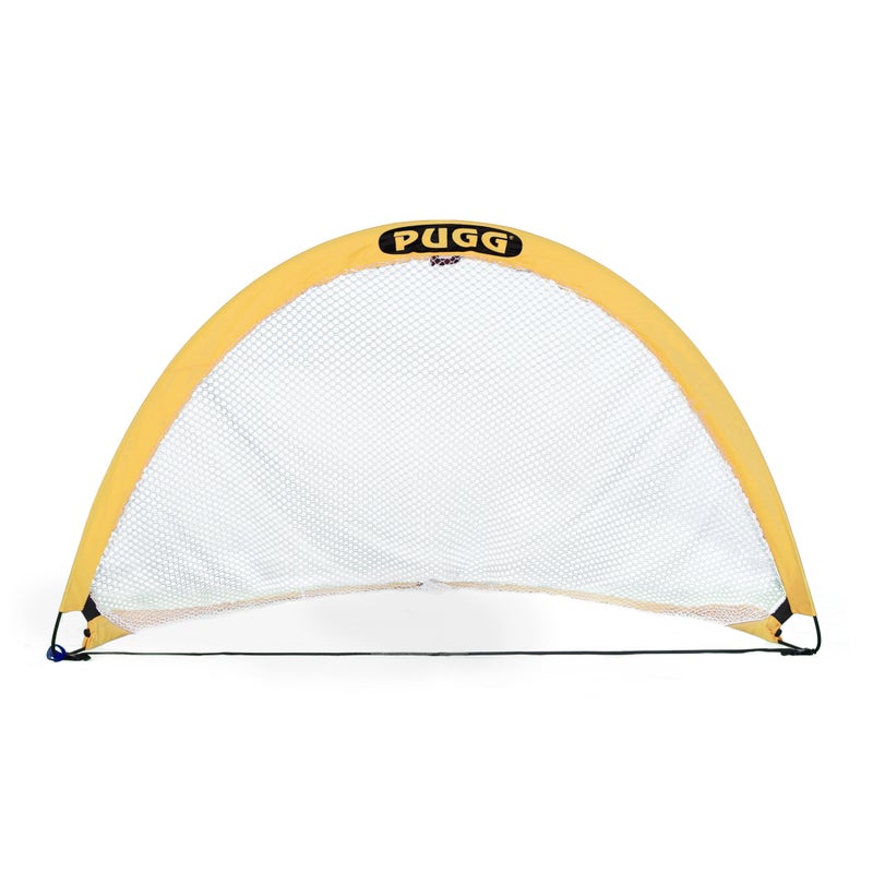 PUGG 6 Foot Pop Up Soccer Goal, Portable Training Football Knitted Poly Net Equipment, The Original Pickup Game Goal, Includes Two Goals & Bag - Image 2