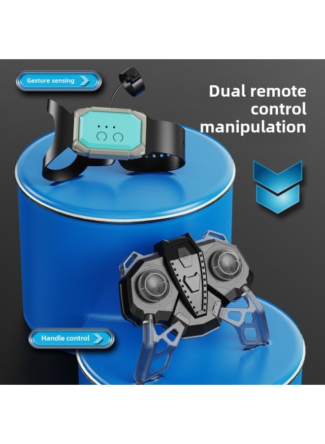 Loquat Special For Eight-wheel Stunt Car Spray Light Music Swing Arm Dump Drift Climbing Remote Control Car Children's Toys-Color:Technology White - Eight-wheel Spray Swing Arm Stunt Car (single Remote Con - Image 5