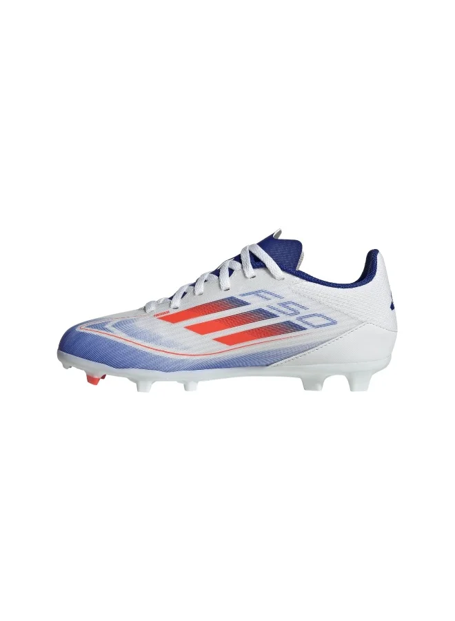 Adidas F50 League Fg/Mg J White Football Shoes 10K