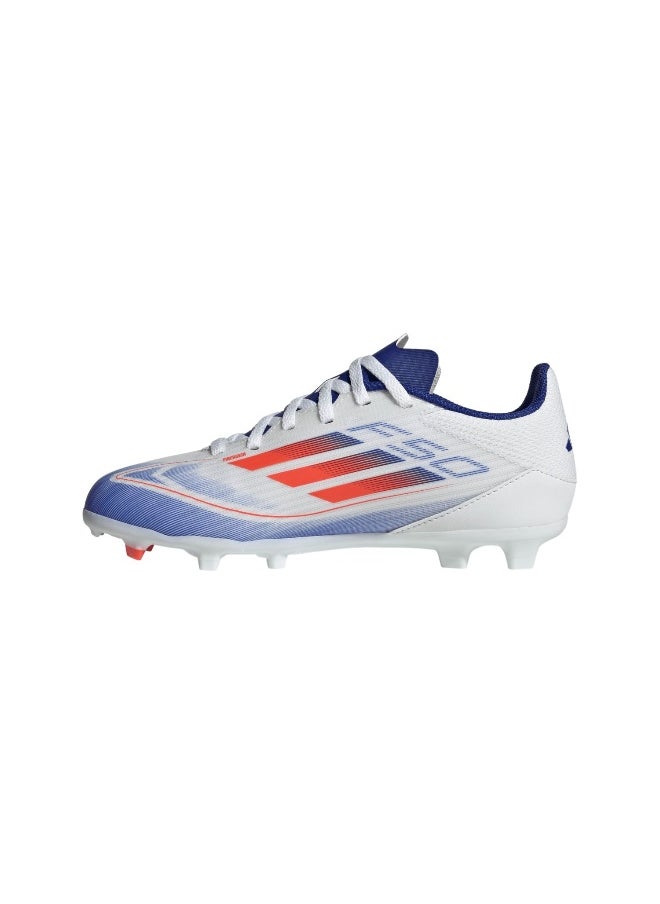 Adidas adidas F50 League Fg/Mg J White Football Shoes 10K  - Image 4