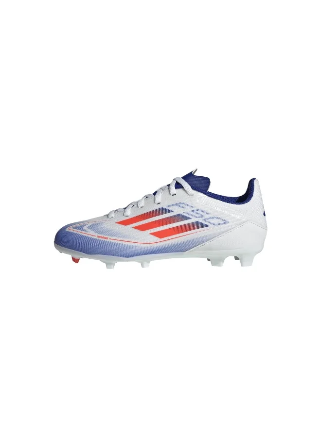 Adidas F50 League Fg/Mg J White Football Shoes 10K