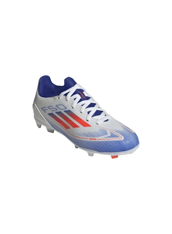 Adidas F50 League Fg/Mg J White Football Shoes 10K