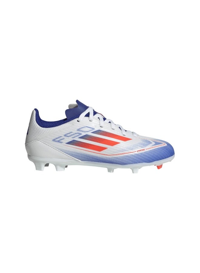 Adidas adidas F50 League Fg/Mg J White Football Shoes 10K  - Image 1