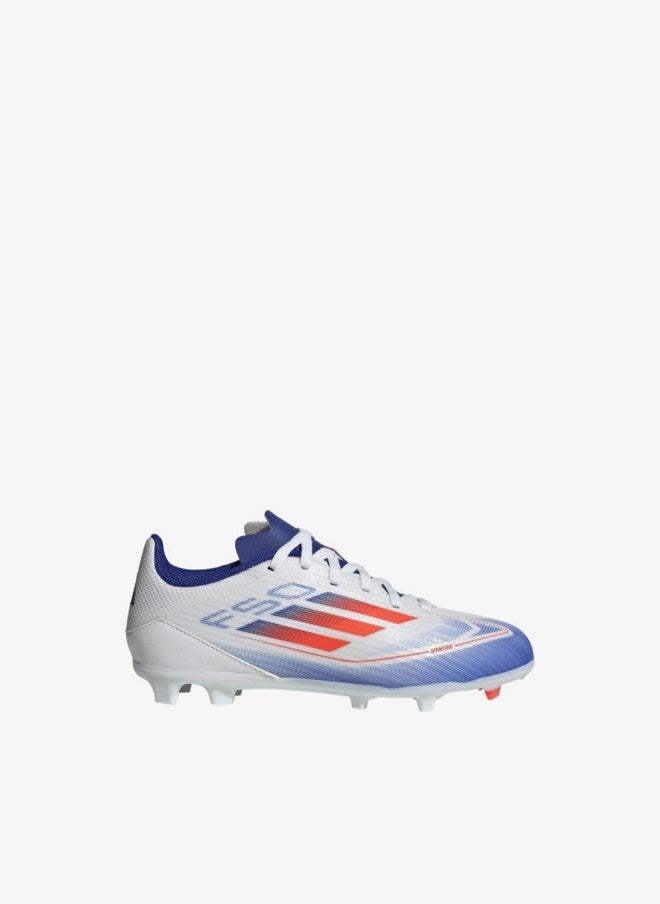 Adidas F50 League Fg/Mg J White Football Shoes 10K - Image 1