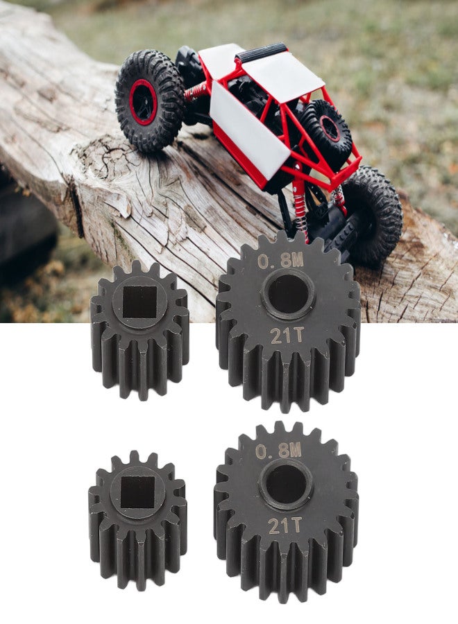 ترس محور بوابة فولاذي 14T 21T لسيارة كابرا SCX10 III 1/10 RC Crawler، قطع غيار وملحقات - Image 2