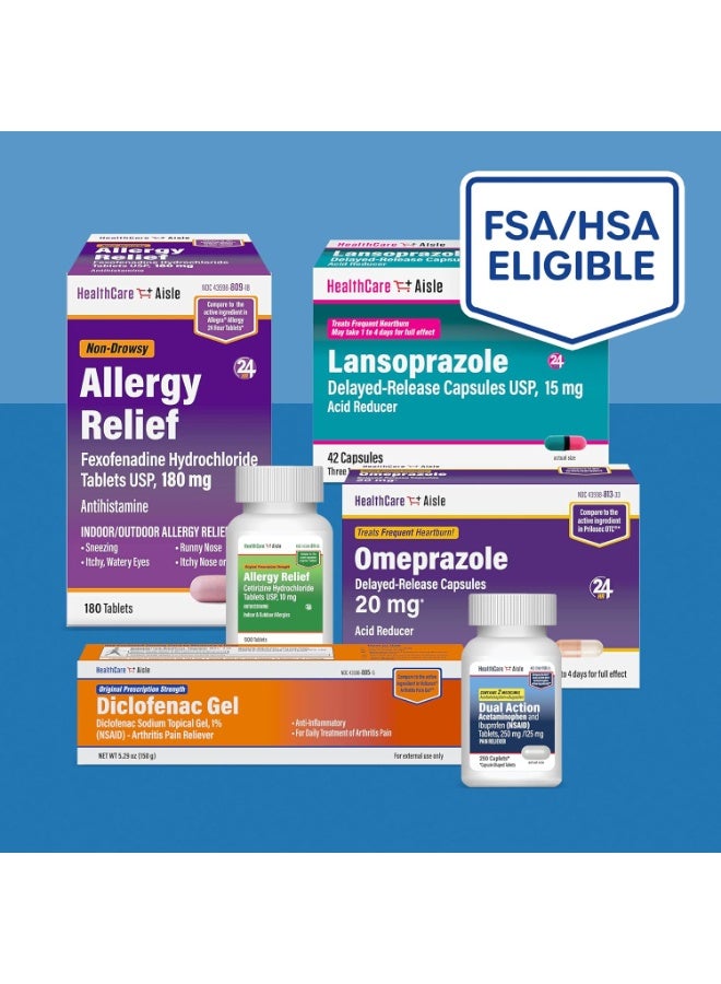 HealthCareAisle Omeprazole 20 mg - 42 Delayed-Release Tablets - Image 4