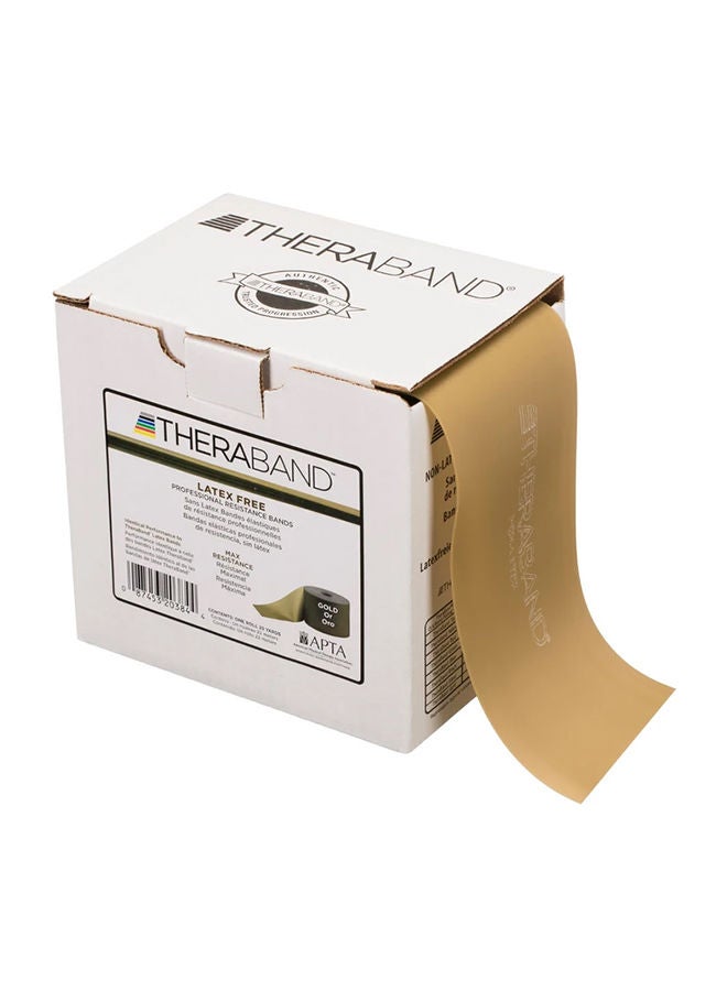 Theraband Clx22M 25 Yard, Bulk - Gold / Max - Image 1