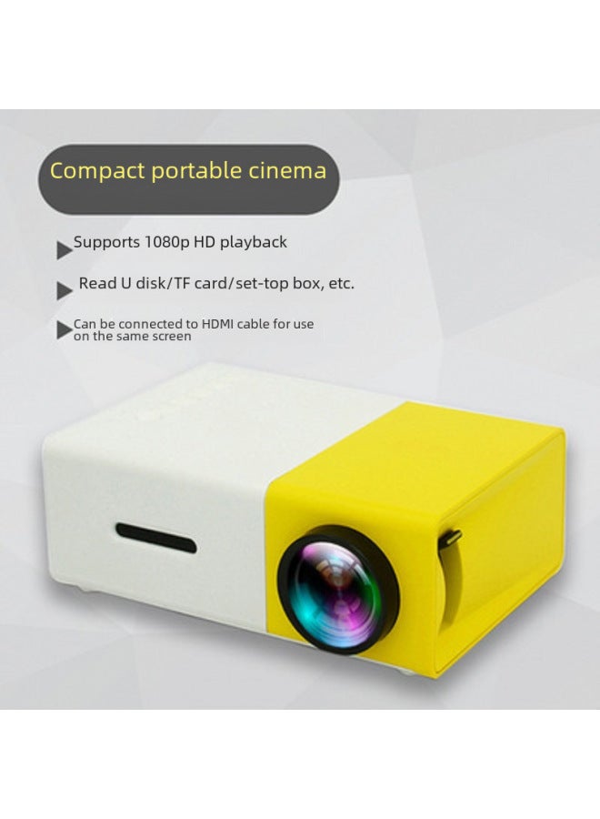 نيوترل مشروع صغير YG300، جهاز عرض منزلي محمول صغير LED بدقة HD 1080p - Image 4