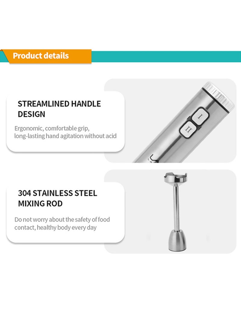 لاك لايش خلاط 5 في 1 ، 1000 واط ، 2 سرعة مع مفرمة طعام 500 مل ، حاوية 600 مل ، لصلصات العصائر حساء الطعام - Image 4