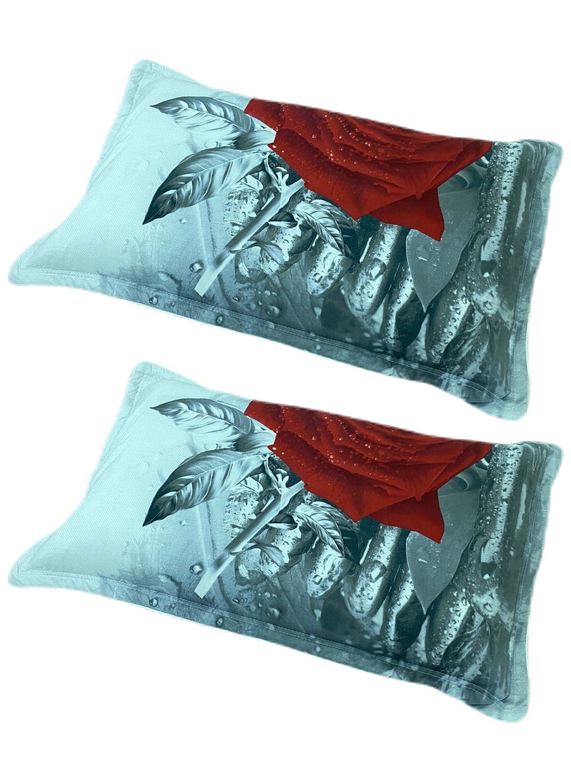 Sleep night Floral 2 Piece Pillow Case Set 50x75cm  - Image 1