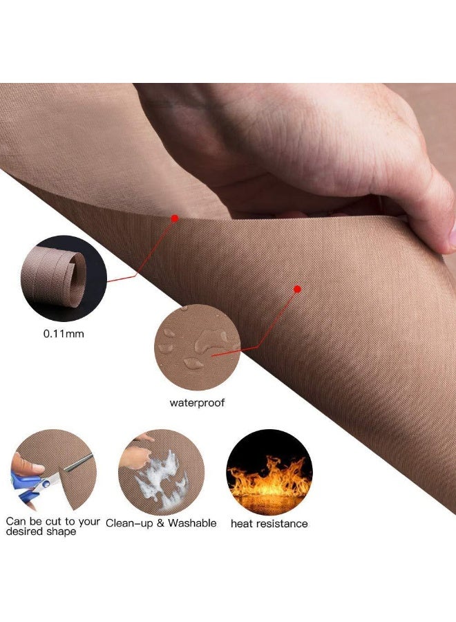 آنا ورق خبز مصنوع من تفلون القابل لإعادة الاستخدام وذو درجة حرارة عالية، آمن للطعام وغير لاصق - Image 3