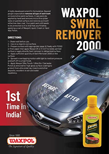 Waxpol Ultimate Swirl Remover 2000- Ultimate Finishing Compound for Car light Scratches, Marks, Swirls - Image 4