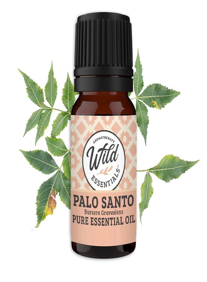 mEssentials Wild Essentials Palo Santo Essential Oil - 10ml, Premium Grade, 100% Pure, Made and Bottled in The USA, Cleansing, Purifying, Relaxing, Smudge Oil - Image 1