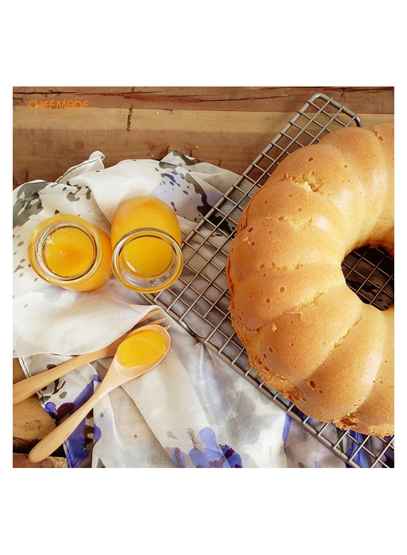 شيف ميد عموم كعكة أنبوب 9.5 بوصة غير عصا عموم أنبوب على شكل قرع - Image 4