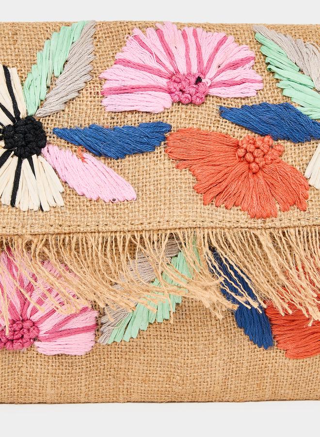 Styli Contrast Embroidered Crossbody Bag  - Image 4