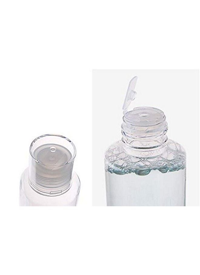 ericotry 6Pcs 100Ml/3.4Oz Clear Empty Plastic Bottle Pot Vial With Orifice Reducer And Screw Lid Cosmetic Travel Packaging Container For Emollient Water Shower Gel Makeup Lotion Emulsion  - Image 4