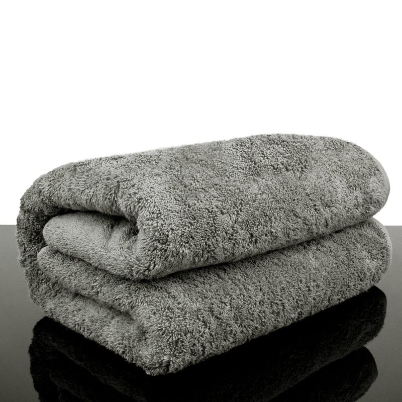 BC BARE COTTON منشفة فاخرة من القطن الخالص للفنادق والمنتجعات - قطن تركي - حجم كبير - رمادي - (40x80 بوصة، مجموعة من 1) - Image 2