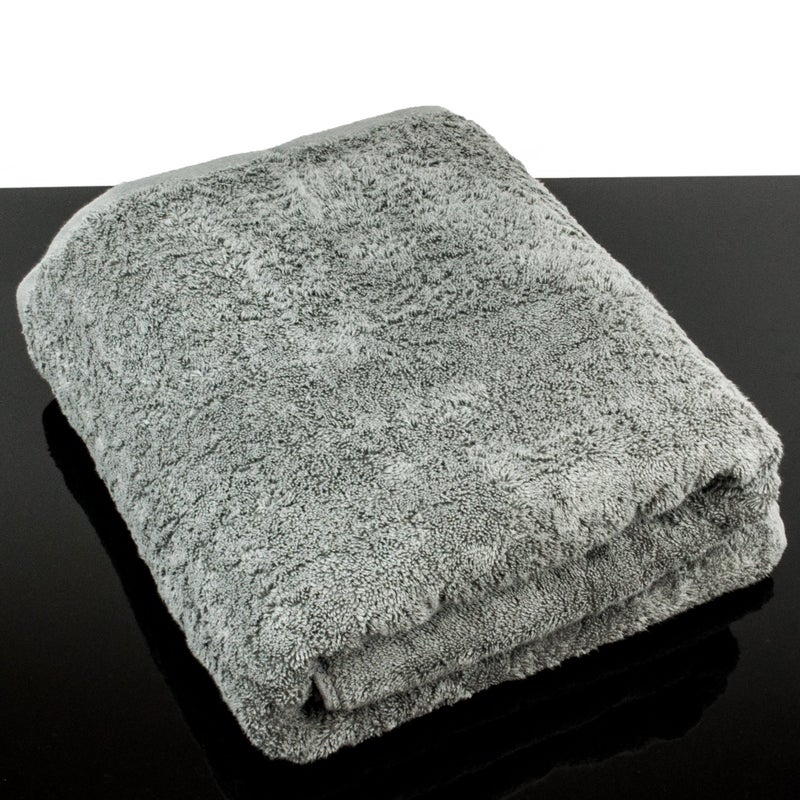 BC BARE COTTON منشفة فاخرة من القطن الخالص للفنادق والمنتجعات - قطن تركي - حجم كبير - رمادي - (40x80 بوصة، مجموعة من 1) - Image 4