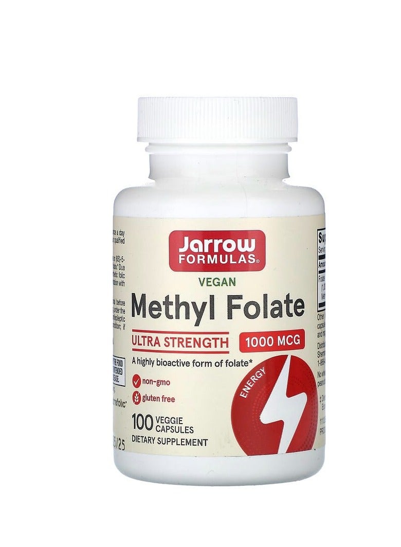 jarrow formulas Methyl Folate, 1,000 mcg, 100 Veggie Capsules
