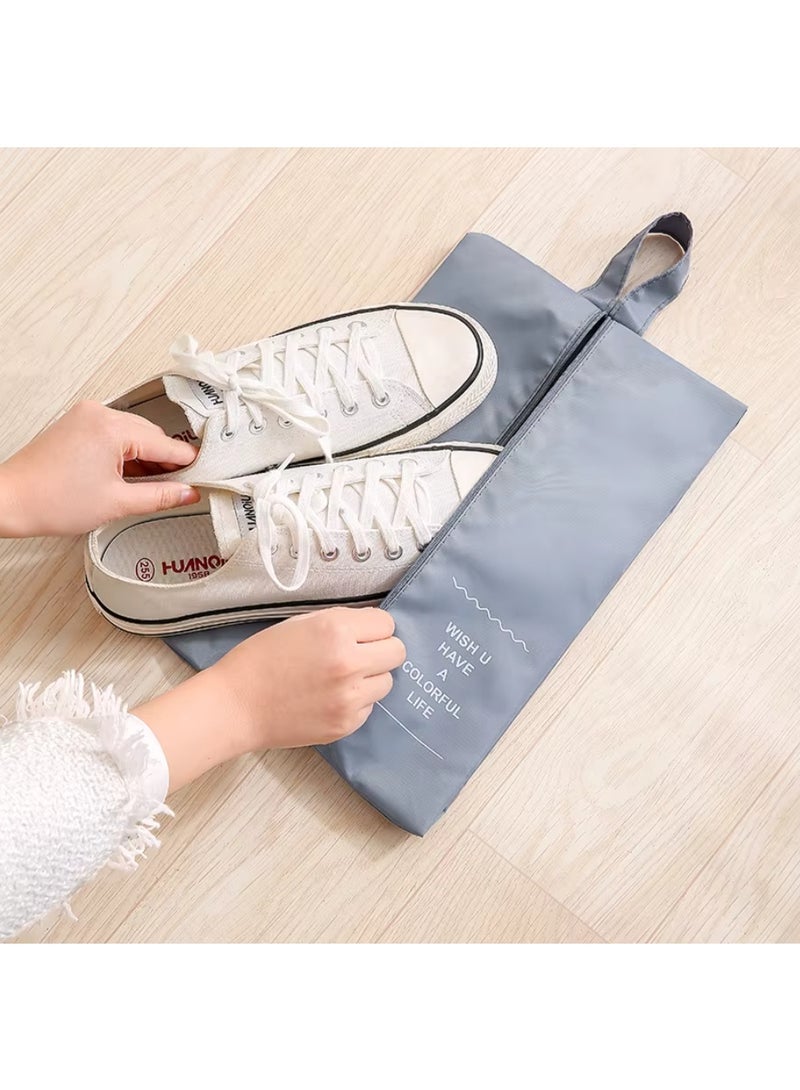 Compression Packing Cubes for Travel Lightweight Luggage Clothes Shoes Organizer Bags Mesh Traveling Bag 7 Pouch Set - Image 4