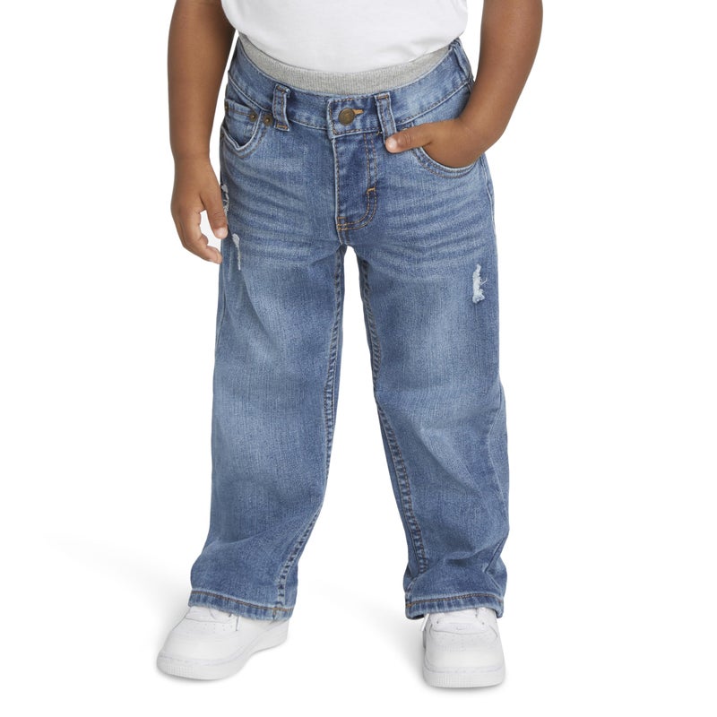 Levi's Baby Boys Straight Fit Jeans, Vintage Sky, 12M - Image 5