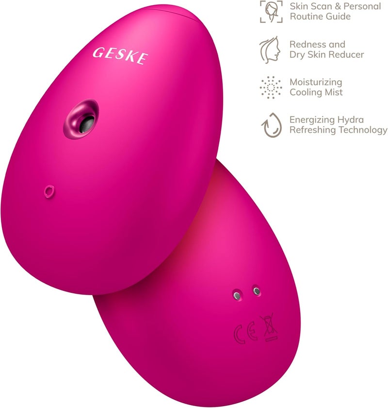 GESKE | SmartAppGuided™ Facial Hydration Refresher | 4 in 1 | Water Atomizer | Facial Spray | Water Spray | Facial Mist | Facial Cleansing | Cosmetics | Natural Glow - Image 4