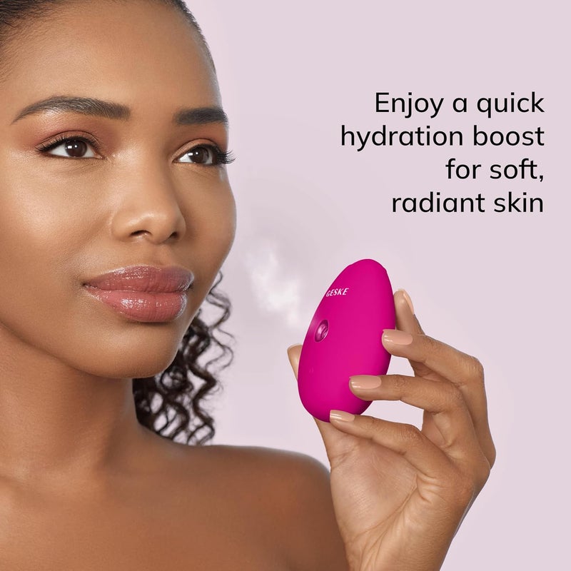 GESKE | SmartAppGuided™ Facial Hydration Refresher | 4 in 1 | Water Atomizer | Facial Spray | Water Spray | Facial Mist | Facial Cleansing | Cosmetics | Natural Glow - Image 3
