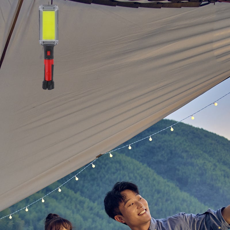 🌱 فانوس LED قابل لإعادة الشحن للإضاءة في مواقع العمل والأنشطة الخارجية - Image 4