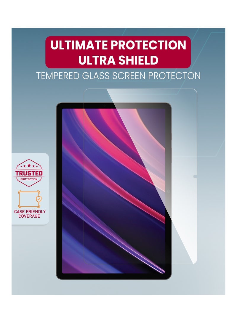Moxedo Ultra Shield Tempered Glass Screen Protector HD Clear 9H Hardness Micro Curved Edges with Installation Guide Compatible with Samsung Tab S9 - Image 4
