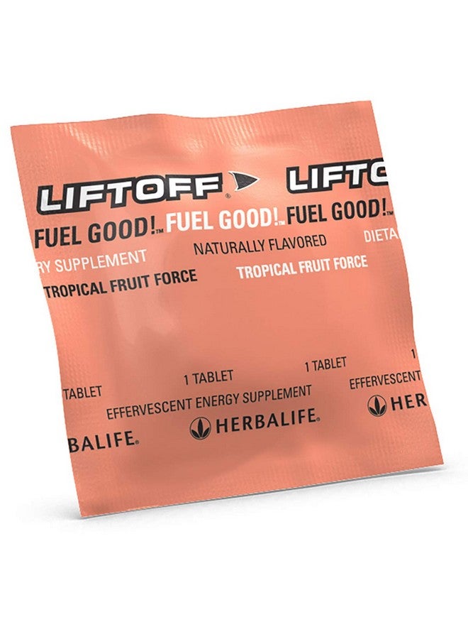 HERBALIFE مكمل طاقة فوّار بنكهة الفواكه الاستوائية 10 أقراص - Image 2