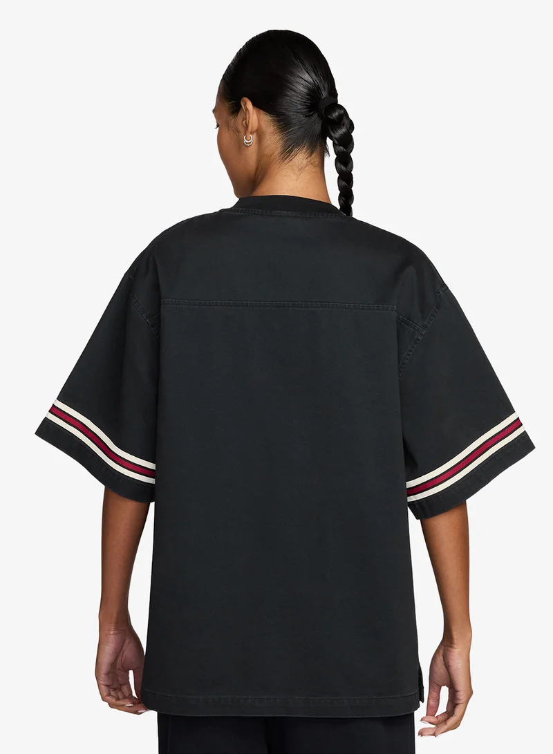 Jordan Jordan Flight Woven Jersey Top